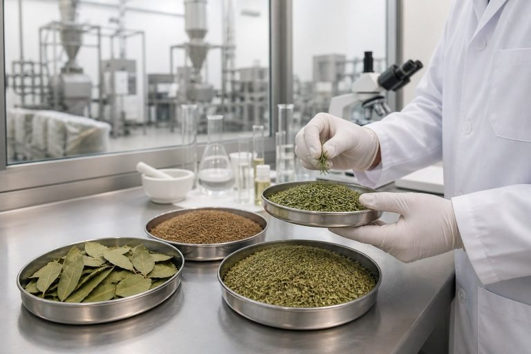Quality Control for Spices and Aromatic Herbs: Six Stages from Field to Shipment – Türer A.Ş.