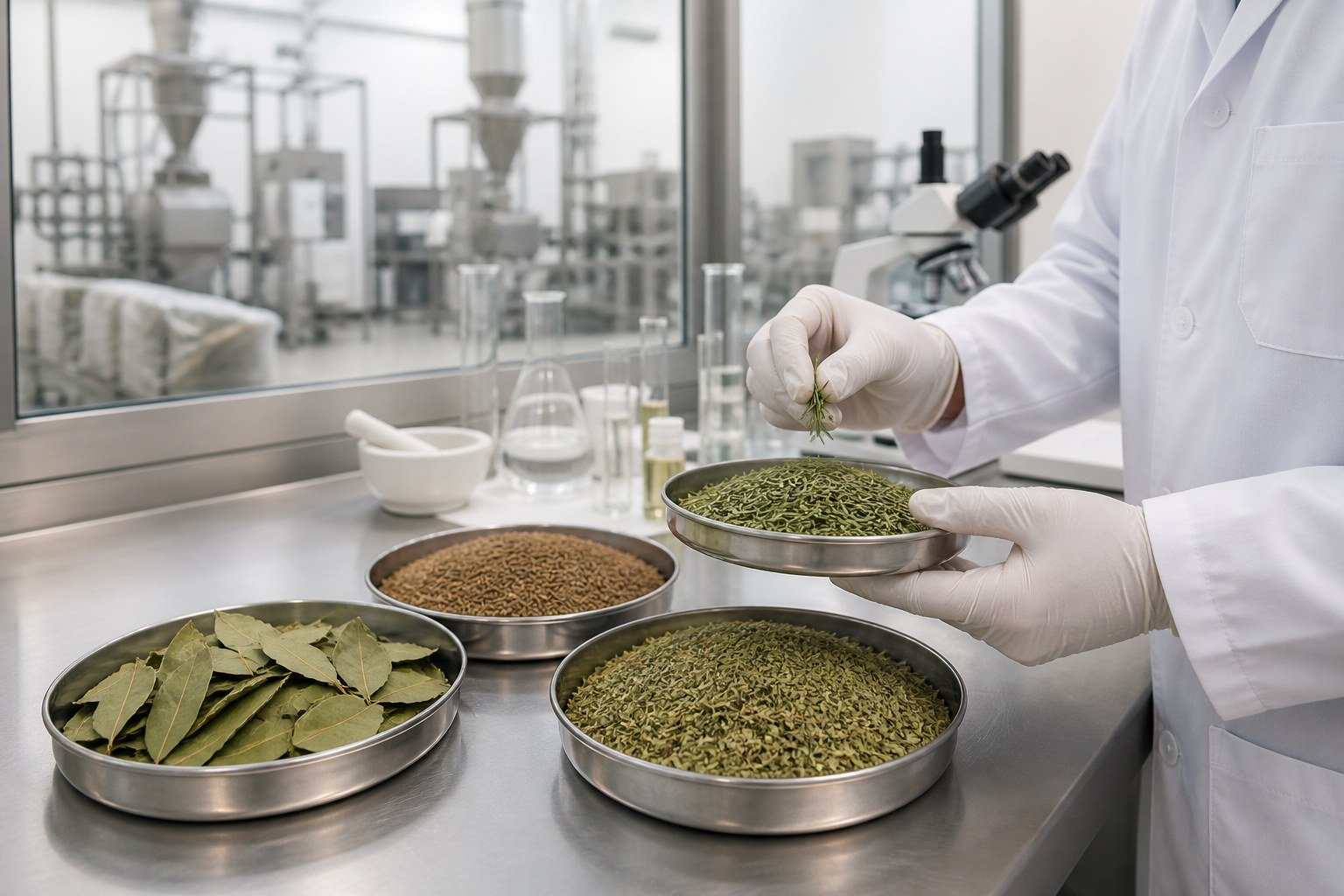 Baharat ve Aromatik Bitkilerde Kalite Kontrol: Tarladan Sevkiyata 6 Aşama – Türer A.Ş.